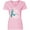 Classic Pink, variant on Inktastic Ovarian Cancer Awareness Brave and Strong with Arrows Women's V-Neck T-Shirt