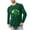 Army Green, variant on ZRGHAOYLQ Men's St Patricks Days Shirts Funny Shamrock Graphic Tees Cotton Workout Long Sleeve Pullover Tops Plus Size Crewneck Big and Tall Daily T Shirts