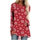 thumbnail image 2 of Pntutb Mujeres Casual Manga Larga Cuello Redondo tops Blusa Suelta Navidad Impreso Camisas Pntutb Pntutb-3766, 2 of 5