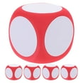thumbnail image 4 of 5pcs Blank Foam Dice Party Game Supply DIY Paintable Dice Board Game Dice Props, 4 of 8