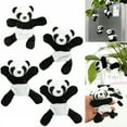 thumbnail image 2 of LSLJS Panda Fridge Magnet Stickers,4 PC Cute Soft Plush Fridge Magnet Refrigerator Sticker,Gift for Friend Souvenir Decor Kitchen Accessories for Home Kitchen Office Lockers Whiteboard, 2 of 5