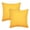 Yellow, variant on ZOPZO Outdoor Waterproof Throw Pillow Covers 2-Pack, Pure White, 18x18 Inch, Decorative Farmhouse Garden Cushion Cases for Couch Sofa