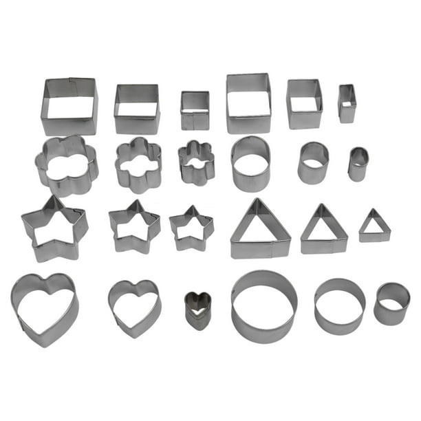 36 Pieces Round Cookie Cutters Set Cookie Cutter Set Biscuit Plain Edge