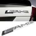 thumbnail image 2 of Black Series Amg Chrome Boot Trunk Emblem Badge Stick On For All Mercedes Amgs, 2 of 2