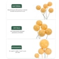 thumbnail image 3 of Soimiss Festive Cake Topper, Yellow Plastic, Creative Design for Birthday Parties, 3 of 8