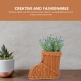 thumbnail image 6 of FRCOLOR  Bowls Rattan Home Flower Arrangement Christmas Decoration Basket, 6 of 6