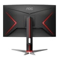 thumbnail image 4 of Restored AOC C27G2 27" LED Curved FHD 165Hz FreeSync Premium Gaming Monitor (DisplayPort, HDMI, VGA) - Black/Red (Refurbished), 4 of 4