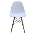 thumbnail image 3 of ViscoLogic PRAGUE Chaises de Salle à Manger Latérales Style Eames Eiffel, Blanches (Ensemble de 2), 3 of 3