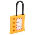 thumbnail image 3 of Lockout Hasp, High Temperature Resistant Insulated Safety Padlock 4 Hole Multi Person Management  for Electrical Isolation Explosion Proof Places, 3 of 7