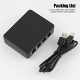 thumbnail image 2 of Ethernet Splitter Adapter for PC Laptop Network RJ45 Cable LAN Network Internet 1 to 4 Ways 1000Mbps Gigabite Splitter, 2 of 5