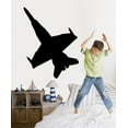 thumbnail image 2 of Wallhogs Haynes Silhouette Jet (F18 Hornet) V Cutout Wall Decal, 2 of 2