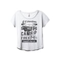 thumbnail image 1 of Smores and Campfires Count Me In Women's Fashion Slouchy Dolman T-Shirt Tee Heather White 3X-Large, 1 of 3