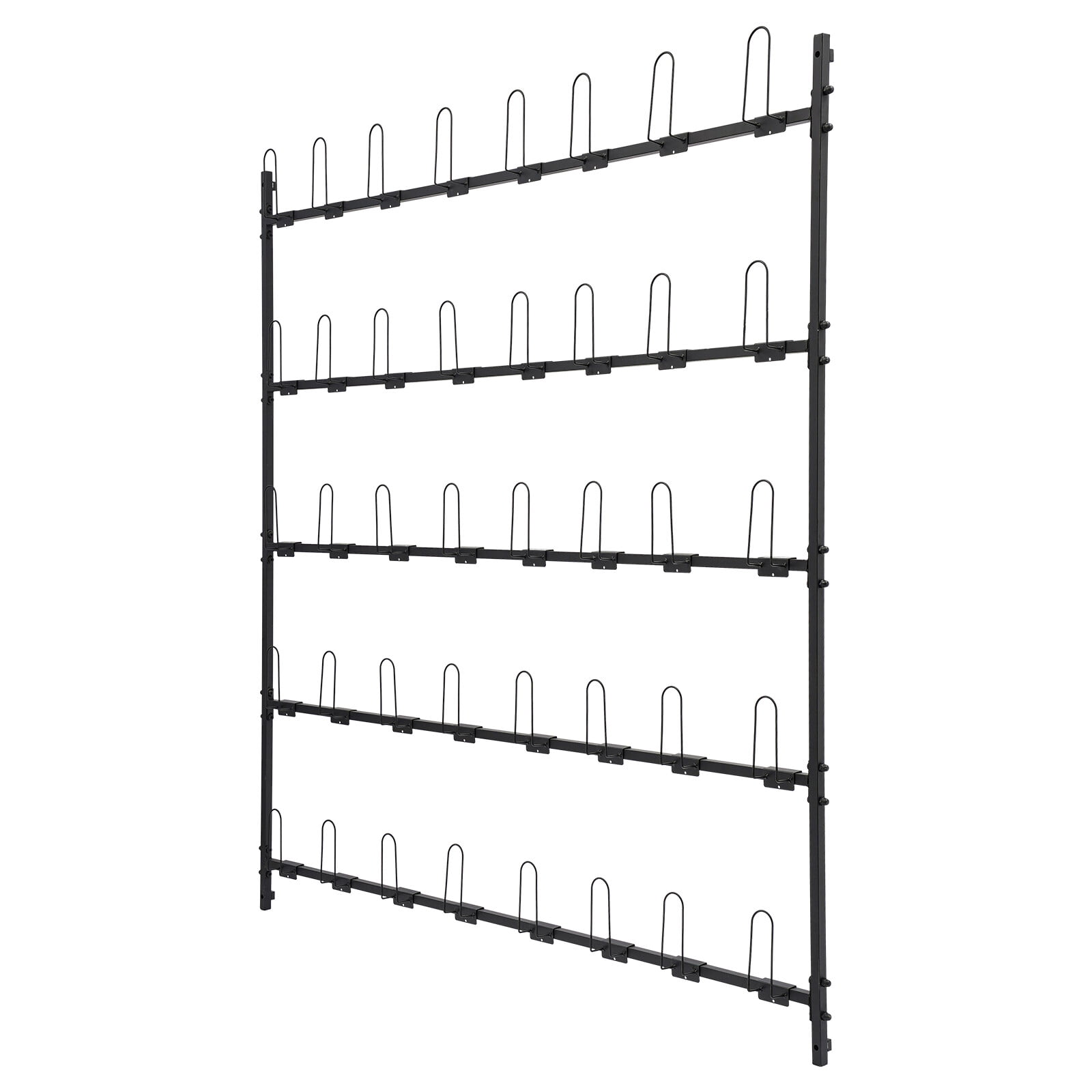 ToppiJoy 5 Tiers Boxing Glove Storage Rack, Wall Mounted Boxing Glove Drying Rack Holds 20 Pairs of Gloves