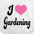 thumbnail image 4 of Inktastic Gardener I Love Gardening Girls Baby Bib, 4 of 4