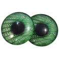 thumbnail image 2 of Green Code Cyberpunk Glass Eyes, 2 of 9