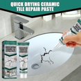 thumbnail image 1 of 100ml Tile Repair Paste Crack Repair Ceramic Tile Quick Drying Adhesive Marble Bathtub Toilet, 1 of 4