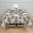 thumbnail image 3 of Striped Baseball Items Pattern Square Tablecloth,Waterproof Square Table Cover,Wipeable Spillproof Washable Table Cover for Home Kitchen Party Decor 52"x52"(132x132cm), 3 of 6