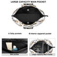 thumbnail image 4 of Grand Sac de Voyage avec Motifs de Camion de Dessin Animé et Camion de Pompiers Sac de Week-End Léger avec Sangle Réglable Multiples Poches, Idéal pour Gym, Randonnée et Voyages d'Affaires, 4 of 5
