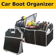 Foldable Car Trunk Storage Organizer Car Boot Organiser Non-Slip Heavy Duty Collapsible Cargo Storage for SUV Truck Auto