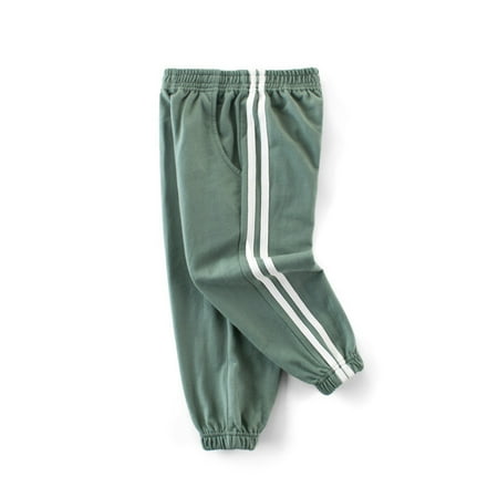 

KYAIGUO Baby Boys Sports Pants for Toddler Kids Fashion Elastic Casual Pants Spring Trouser Sweatpants 1-8t