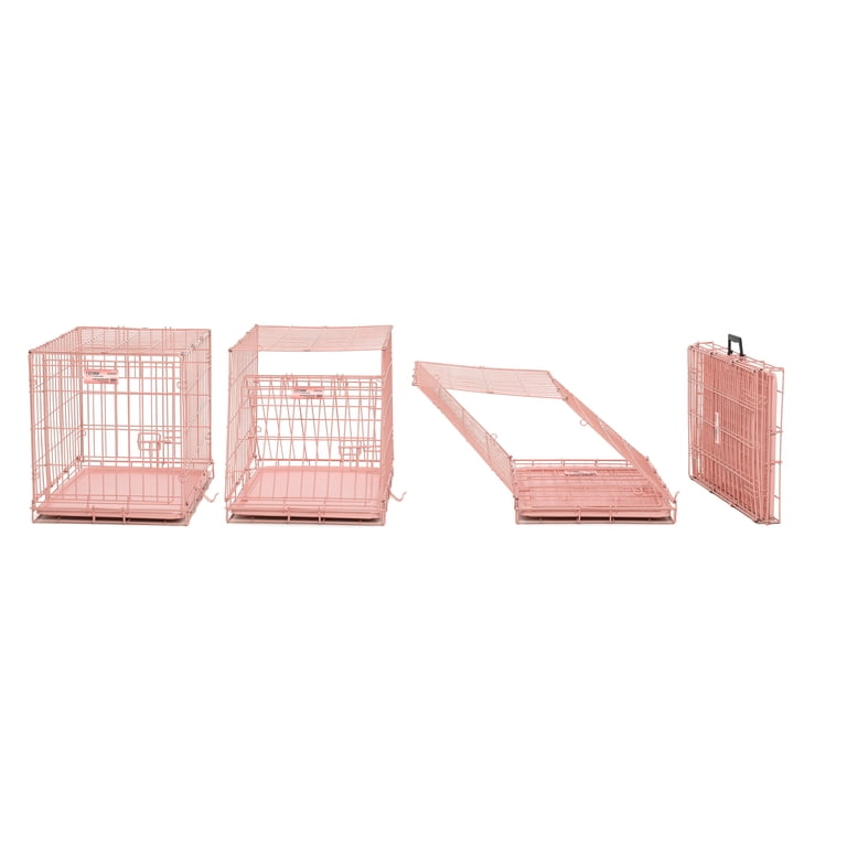 MidWest Homes for Pets 24-Inch Pink Fashion iCrate for Small