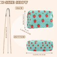 thumbnail image 4 of FORMRS Women Crossbody Purse with Chain Strap Vegan Leather Shoulder Handbag, Strawberry Pattern, 4 of 7