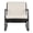 Black/Beige, variant on SAFAVIEH Vernon Outdoor Patio Rocking Chair, Natural/Red