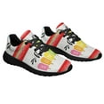 thumbnail image 6 of Hello Summer Ice Cream Watermelon Shoes Sneakers for Women Men Black Size 5, 6 of 7