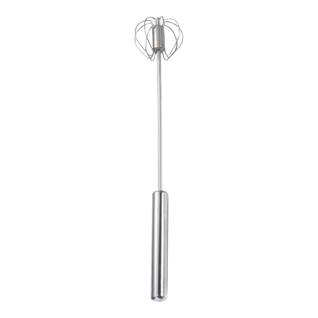 Batidor de huevos semiautomático de acero inoxidable, batidor manual, batidor de leche, batidor para batir rápidamente.