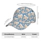 thumbnail image 2 of Fotbe Funny Cute Healthy Teeth Gorro Clásico de Béisbol, Gorra Ajustable con Broche Snapback, Gorro de Exterior de Algodón Suave, 2 of 6