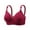 Wine, variant on fatyb Bras for Women No Underwire Seamless Bralettes Supportive Ladies Everyday Full Coverage Bras