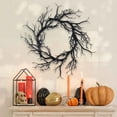 thumbnail image 6 of Fall Looped Dead Branch Design Wreath for Living Room Bedroom Dining Room Halloween Fall Christmas Thanksgiving Decoration, 6 of 6