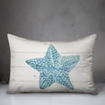 thumbnail image 3 of Creative Products Starfish Watercolor Blue 14x20 Spun Poly Pillow, 3 of 3