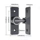 thumbnail image 2 of Door Lock Hardware, 90 Degree Heavy Duty Gate Latches Flip Latch Safety Door Bolt Latch Lock 1PCS, 2 of 5