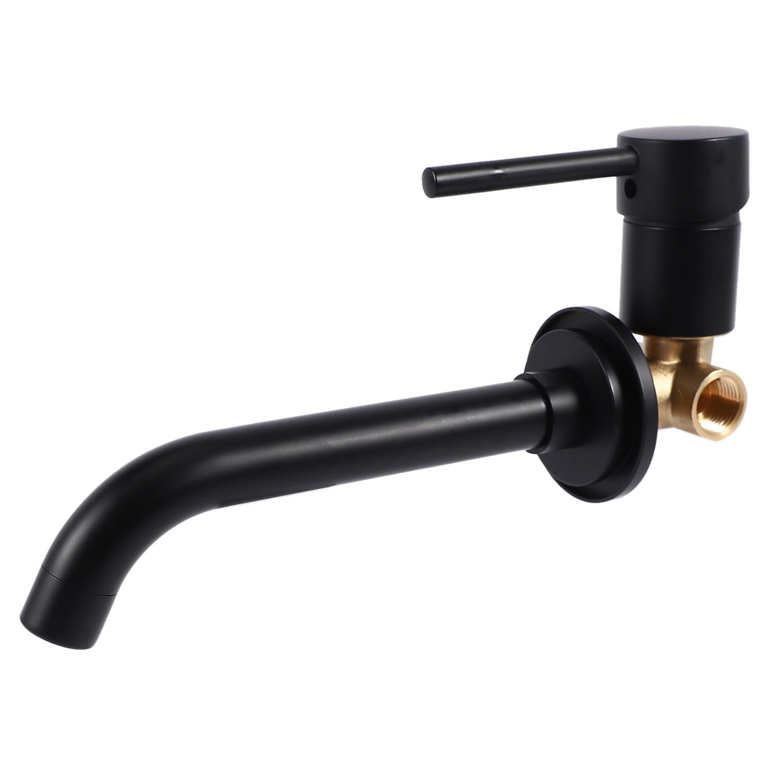 Wall Mounted Brass Basin Faucet Single Handle Mixer Tap Hot Cold Bathroom Water 