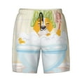 thumbnail image 4 of Lsque Mens Swim Trunks Corgi In The Shower Cap Bathing Pattern - Bathing Suit Compression Liner - Beach Swim Shorts Swimwear - (S-3XL) - Stretch Quick Dry -, 4 of 9