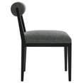 thumbnail image 5 of Side Dining Chair, Dark Gray, Fabric, Wood, Bar Pub Cafe Bistro Dining Kitchen Hospitality Restaurant, Modern Contemporary, HB37374, 5 of 9