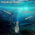thumbnail image 4 of XUCP-5 Pack Éviers de Pêche, Évier de Pêche Surf Poisson-Chat Accessoires de Terminal Trouveur de Poissons Rig Fond Rivière Pêche Eau Douce Canal Pompano Rayure, 4 of 4