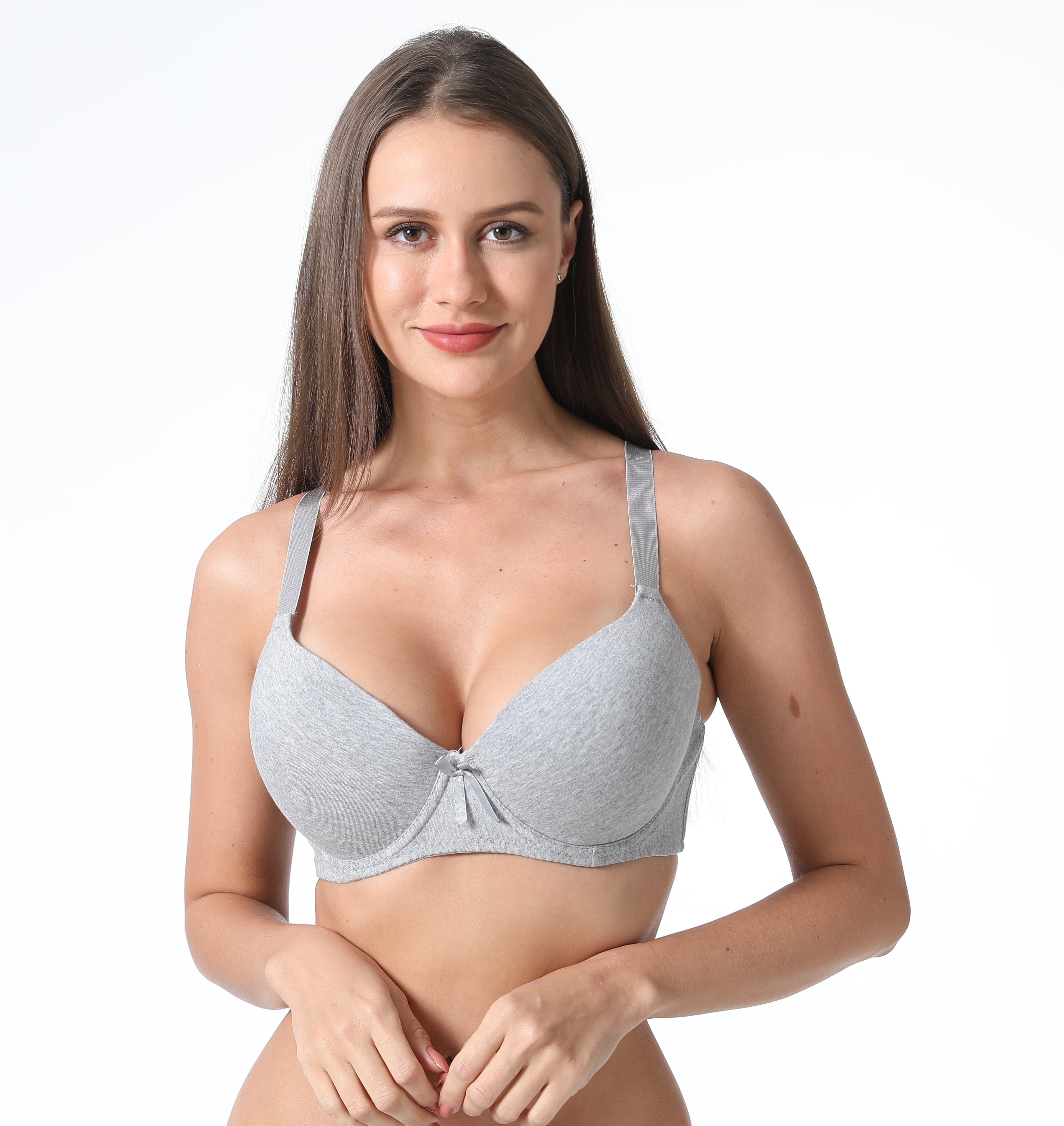 Women Bras 6 Pack of T-shirt Bra B Cup C Cup D Cup DD Cup DDD Cup 40DD  (S9283)