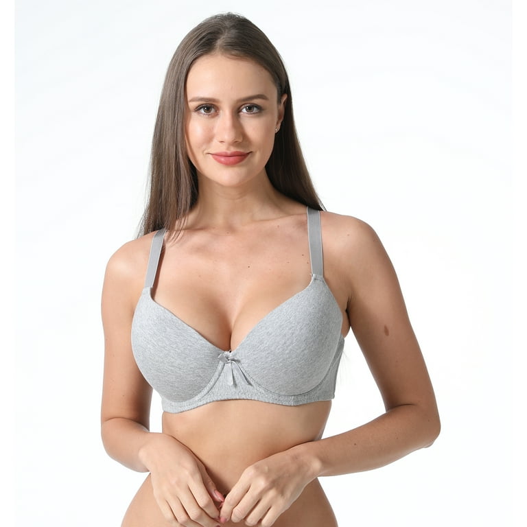 Women Bras 6 Pack of T-Shirt Bra B Cup C Cup D Cup DD Cup DDD Cup 40D  (S8207)