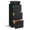 Ink Black, variant on File Cabinet, Printer Stand with 3 Lockable Drawers, Adjustable Hanging Rails, For Folders,Ink Black