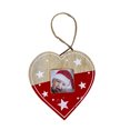 thumbnail image 2 of Christmas Photo Frame Picture Holder Hanging Decor frame Christmas Holiday Ornament Accessories, Heart, Red, 2 of 9