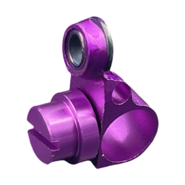 Botón de ajuste del carrete de pesca, tapa de control de tensión del carrete giratorio, estable para CR80 cc80, accesorio de de pesca de aleación de violeta