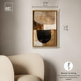 thumbnail image 5 of Soil Canvas Midcentury Abstract by Art Remedy, Gold Frame, 16" x 24", 5 of 7