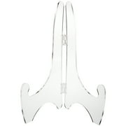Plymor Clear Acrylic Adjustable Folding Display Easel, 18" H x 12.5" D (For 25" Plates)
