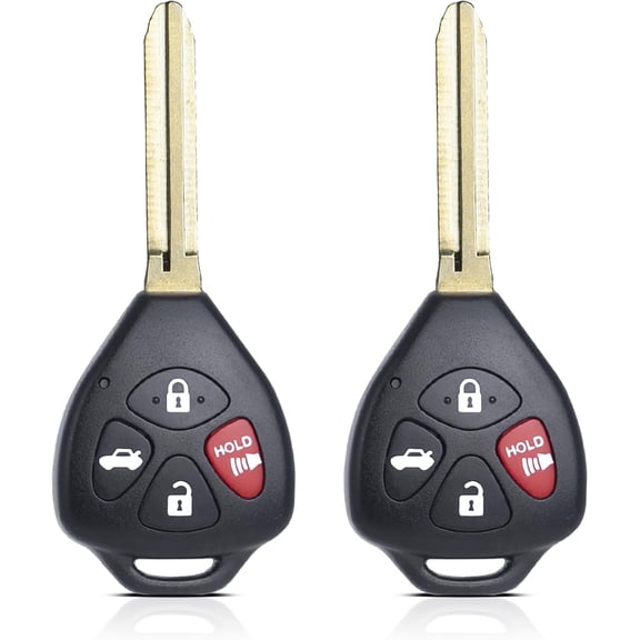 Key Fob Remote Replacement Fits for Toyota Camry 2007 2008 2009 2010 2011/Corolla 2009-2010 HYQ12BBY Keyless Entry Remote Control 89070-06232(Pack of 2)