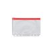 thumbnail image 1 of Seitruly Contenedor de bolsa con cremallera de 10 piezas, prácticos archivadores impermeables, contenedores de almacenamiento para documentos simples Carpetas de archivos A6 rojo, 1 of 5