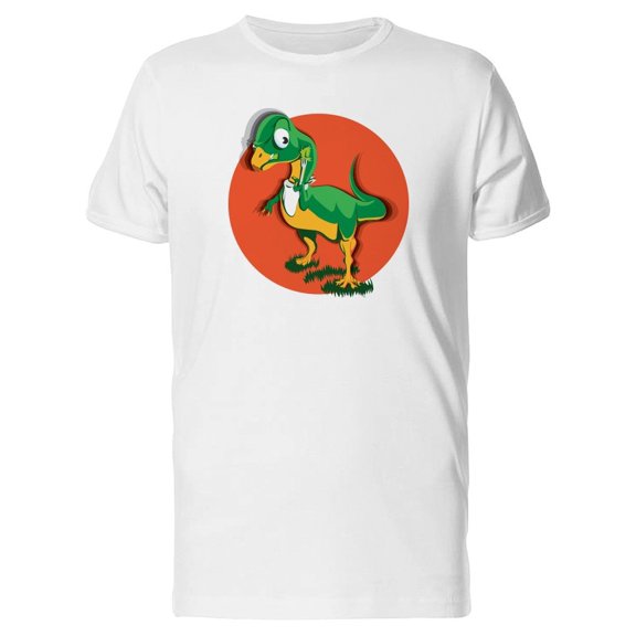 Cartoon Herbivorous Dino Tee Men's -Image by Shutterstock