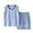 Blue, variant on CFLVAEK 2 Piece Outfits for Kids Comfy Sleeveless Crewneck Modal Tank Tops and Elastic Waisted Shorts Sets Summer Going Out Clothing Sets for Girls Boys Size 2 Years