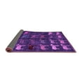thumbnail image 2 of Ahgly Company Indoor Rectangle Abstract Purple Modern Area Rugs, 2' x 3', 2 of 4
